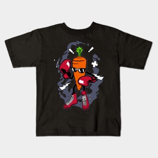 BOXING CARROT Kids T-Shirt